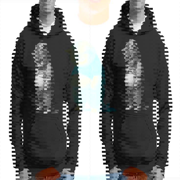 ファニー ファット キャット 子猫 アート デザイン 猫 飼い主 ペット愛好家 ギフト パーカー