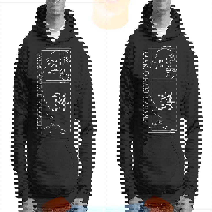 ファニー フィボナッチ ゴールド スパイラル オタク 数学教師 ギフト パーカー