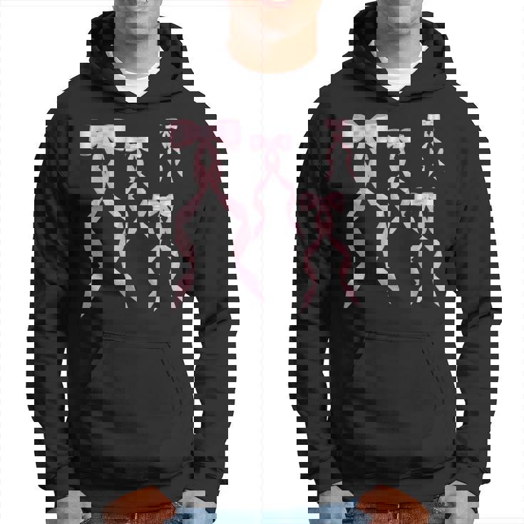 ファンシーピンクのリボンデザイン。 パーカー