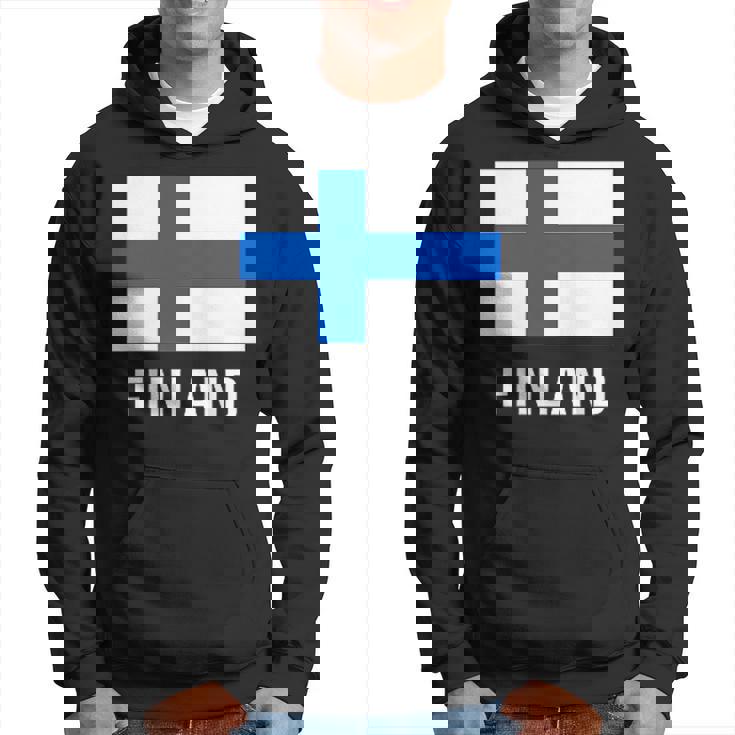 フィンランドの国旗 パーカー