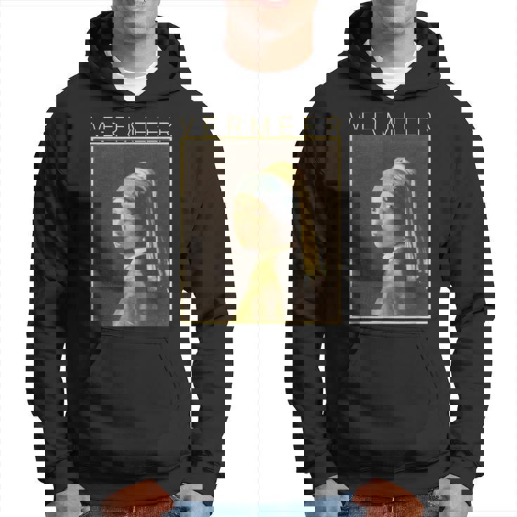 フェルメール 真珠の耳飾りの少女 面白いtシャツ 絵画 アート メンズ 面白い 服 美術 グッズ 油彩画 パーカー