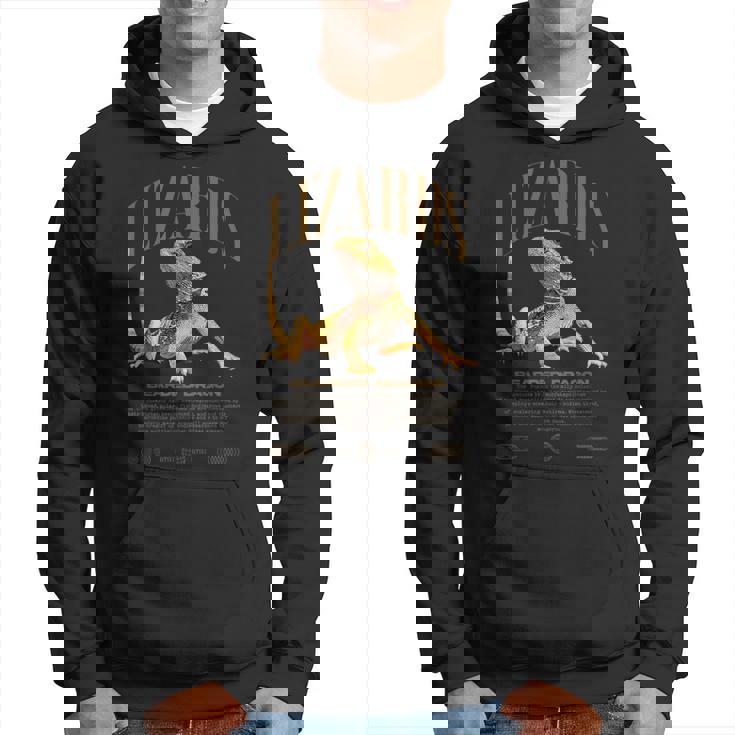 フトアゴヒゲトカゲ ストリートウェア トカゲ キーパー パーカー