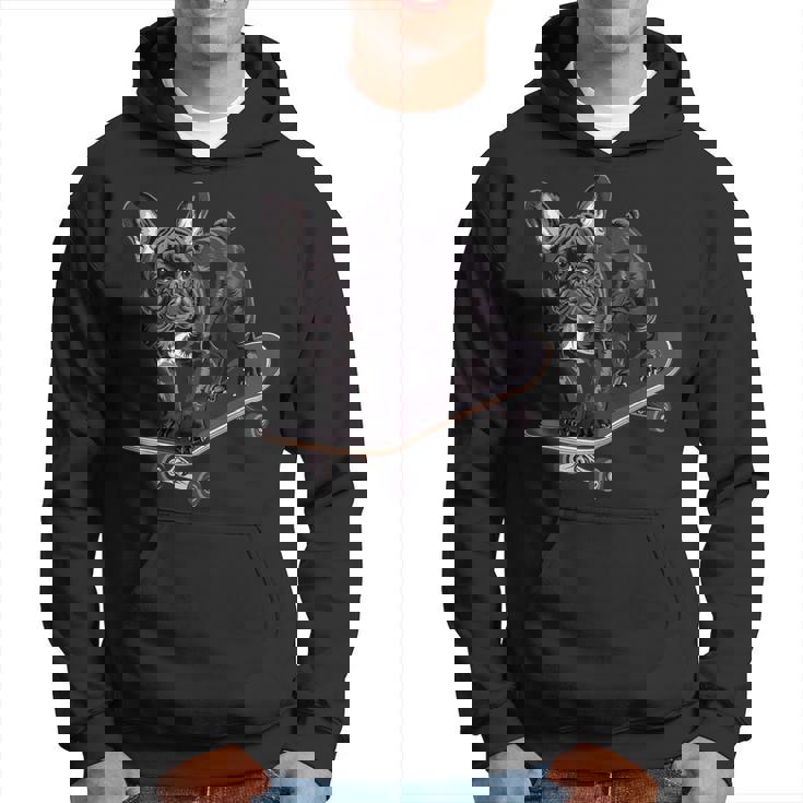 フレンチブルドッグ スケートボード パーカー