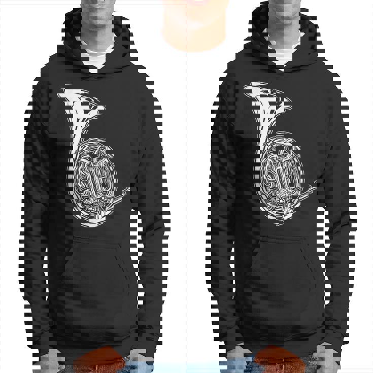 フレンチホルン製図コンサートバンドホルニスト パーカー