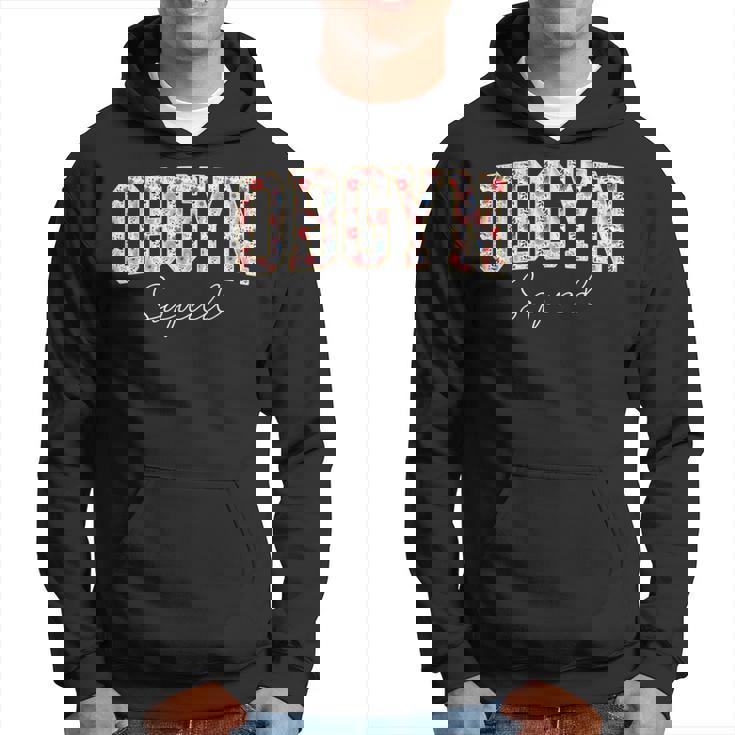 フローラルobgyn スクワッド 産科医 婦人科医 看護師 Ob Gyn パーカー