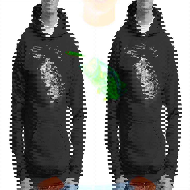 ブラックフライのトップウォータースプークを備えた新しいバスフィッシングシャツ パーカー