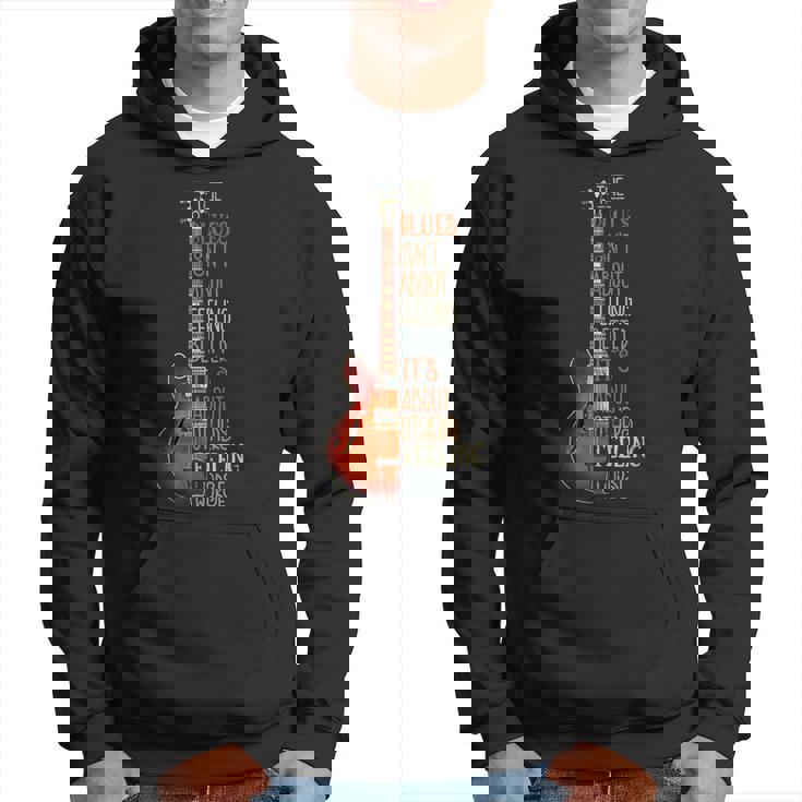 ブルース音楽ギターギタリストのギタリストのためのおかしいギフト パーカー