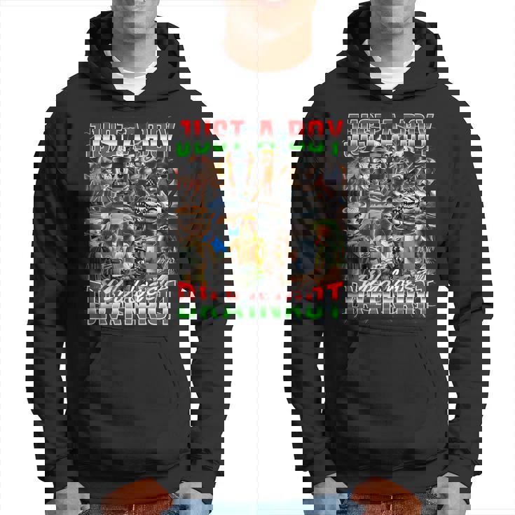 ブレインロットが大好きな少年 オールイタリアンブレインロットミーム パーカー