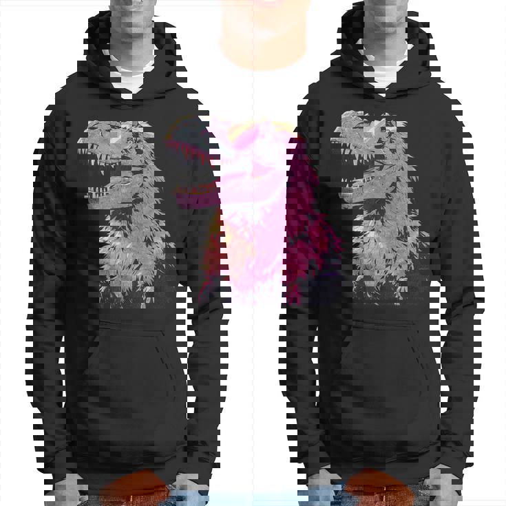 ヘアリー T-Rex パステルゴス ティラノサウルス 恐竜 サングラス パーカー