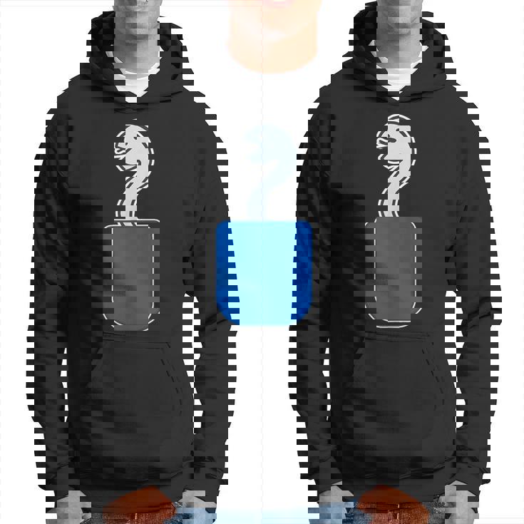 ヘビ 蛇（巳年）《いん ざ ポケット》ワンポイント 胸【どうぶつ フレンズ】動物 ポップ かわいい イラスト パーカー