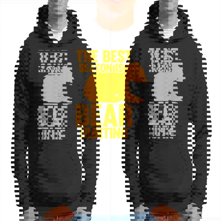 ベストシーズンはクマ狩りハンター パーカー