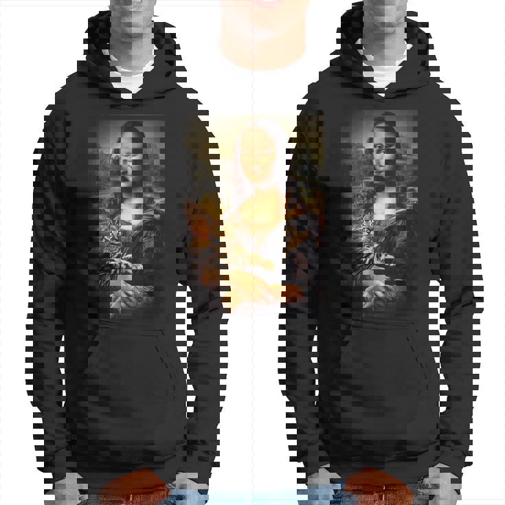 ベンガル猫 モナリザ 絵画 アート ママ お父さん パーカー