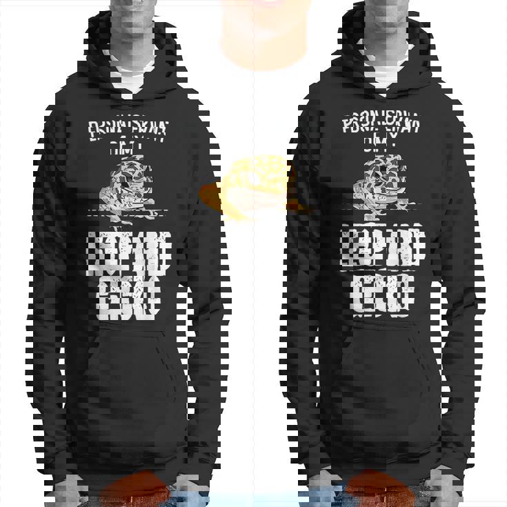 ペットヒョウモントカゲモドキギフト-私は私のヒョウモントカゲモドキが大好きです パーカー