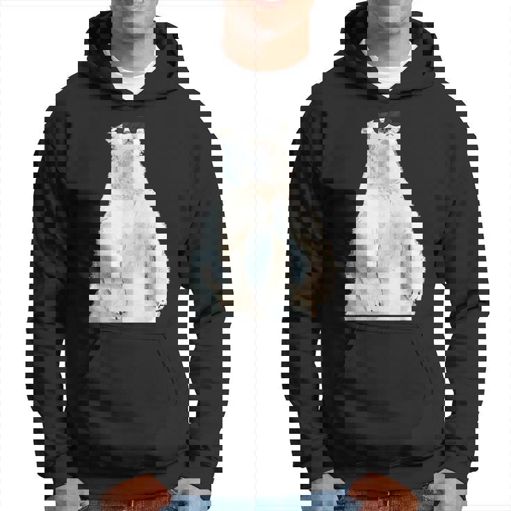 ホッキョクグマ サングラス 動物愛好家 動物飼育係 動物学者 パーカー