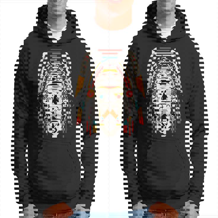 ホピ族アート シャーマン ネイティブ南西アメリカ インディアン スタイル パーカー