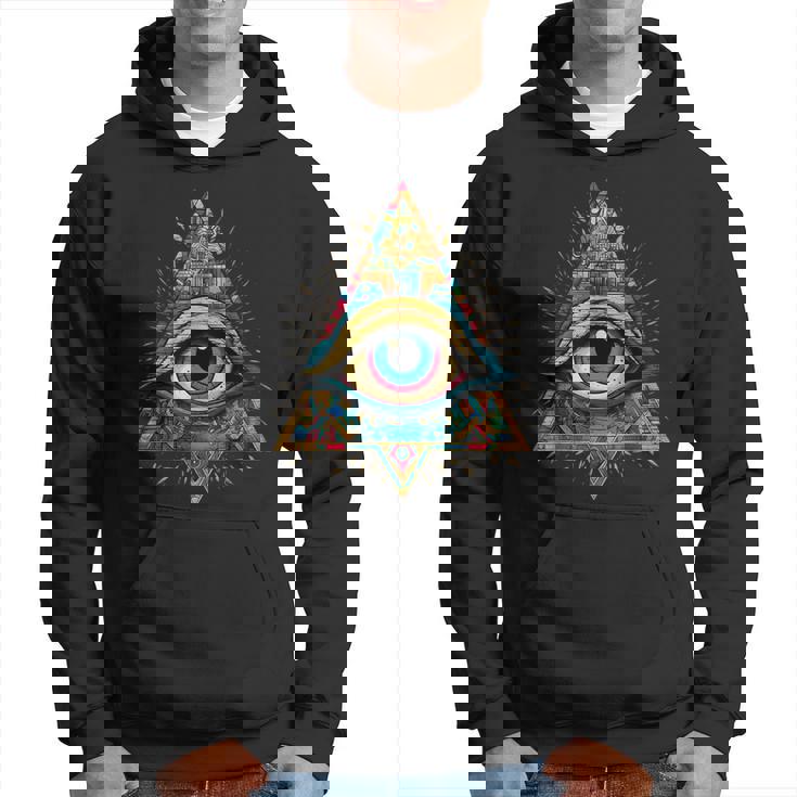 ホルスアイ オールシーイングアイ ピラミッド イルミナティ フリーメイソン パーカー