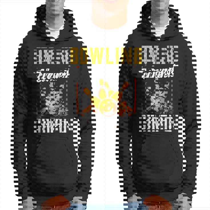 ボウリング大会優勝 クルー ボウリング チーム ホビー ボウラー パーカー