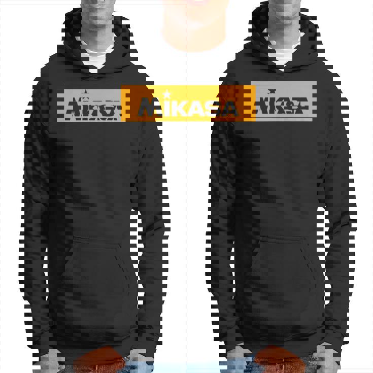 ボックスロゴ オレンジカラー バレーボール パーカー