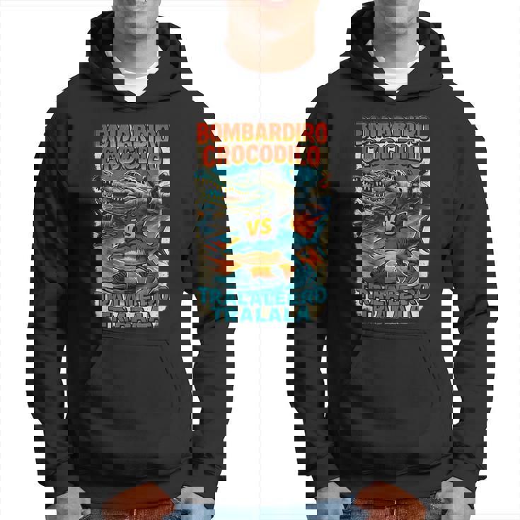 ボンバルディーロクロコダイロs トラレロトララーラ-イタリアンブレインロット パーカー