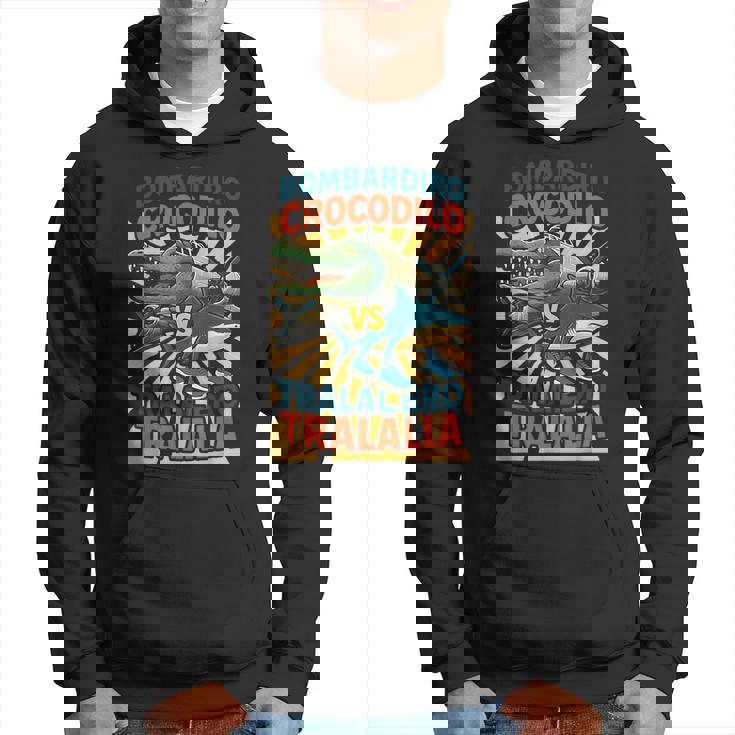 ボンバルディーロクロコダイロs トラレロトララーラ-イタリアンブレインロット パーカー