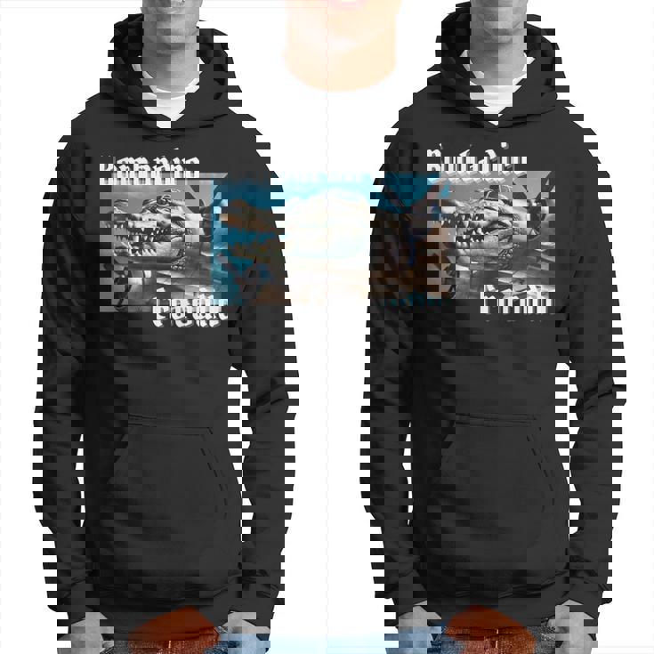 ボンバルディーロボンバルディーノクロコダイル面白いイタリアンブレインロットミーム パーカー