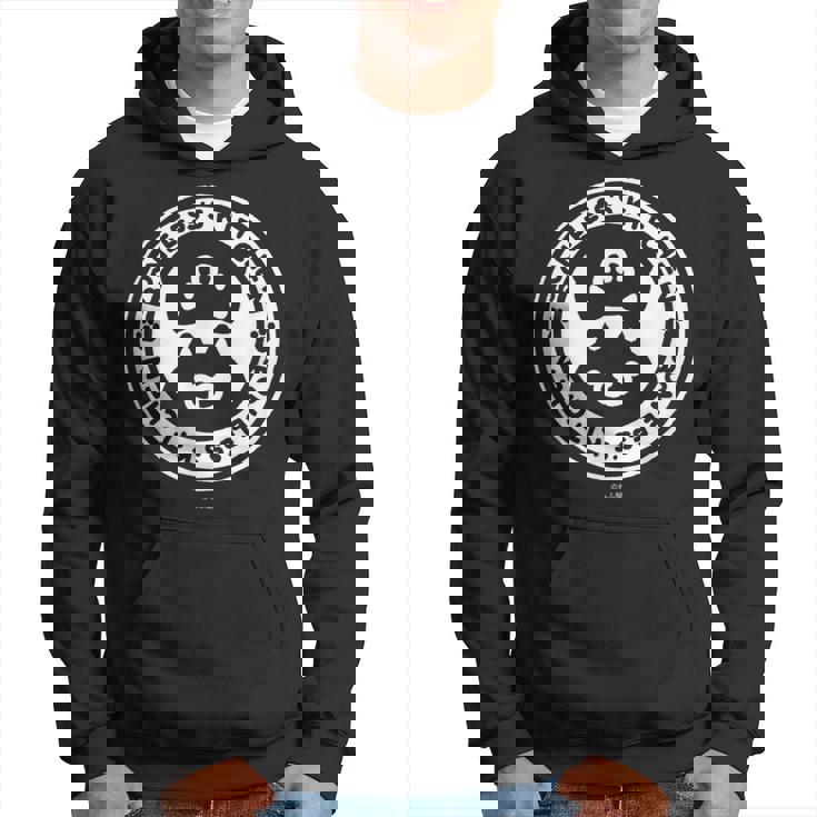 ボンレス犬とボンレス猫 ロゴ ダークカラー パーカー