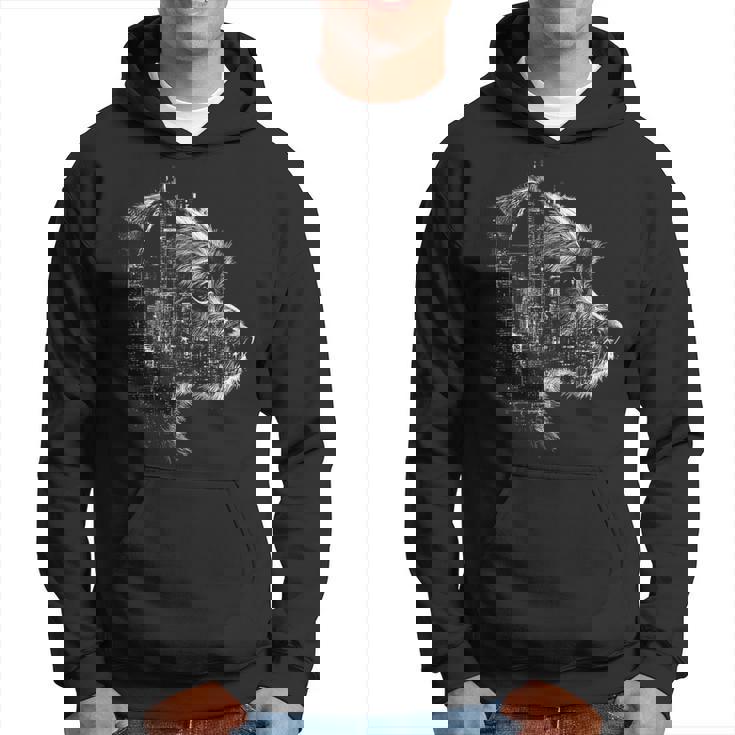 ボーダーテリア 犬 モチーフ ペット イラスト ボーダーテリア パーカー