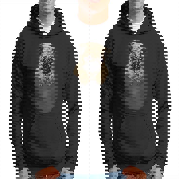 ポケット パグ 犬 パーカー