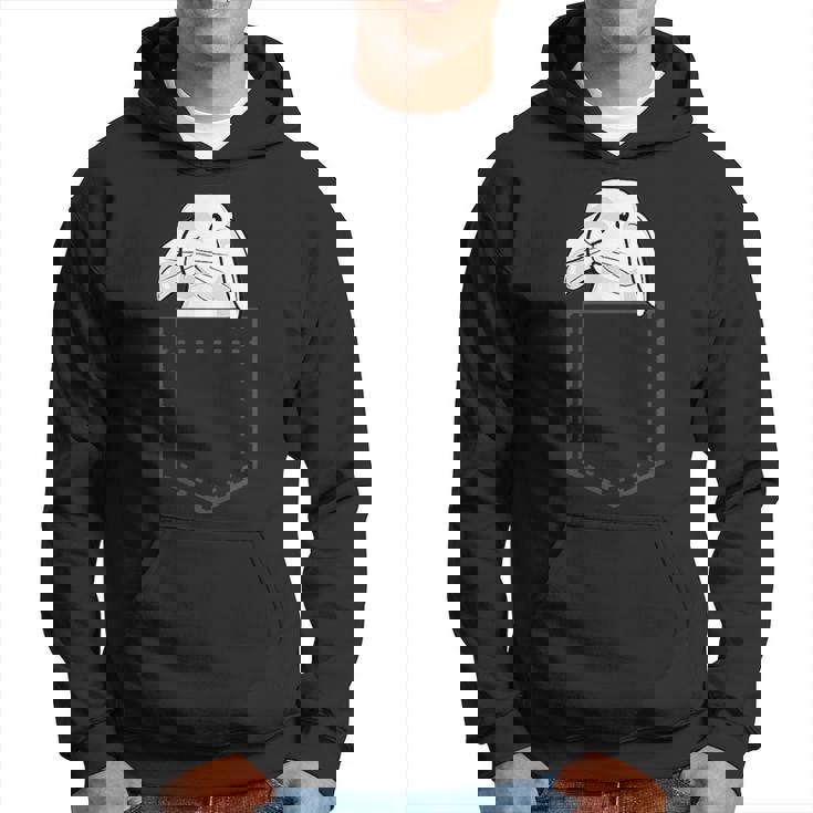 ポケットうさぎ ウサギ好き うさぎ好き うさぎの飼い主 おもしろ うさぎ 兎 パーカー