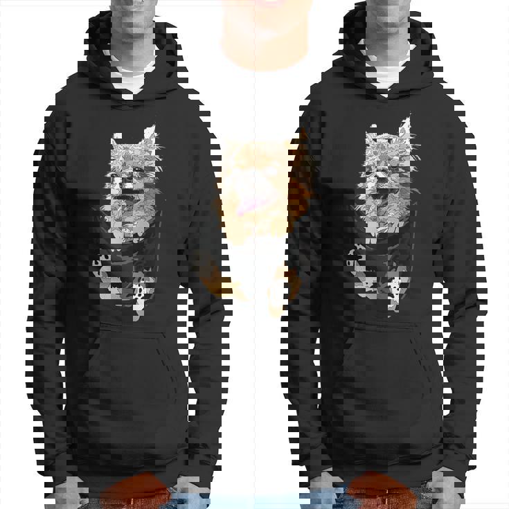 ポケットに入ったチワワ チワワ 長髪 チワワ 犬好き パーカー