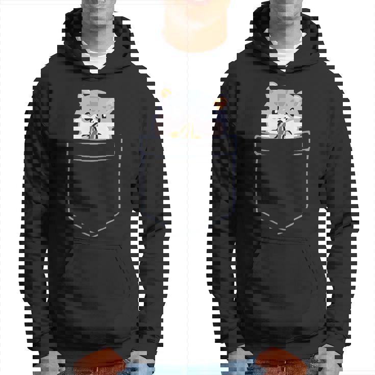 ポケットに入ったハムスター パーカー