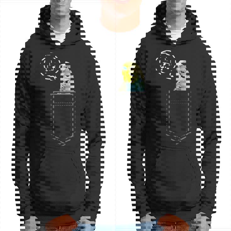 ポケットインコのセキセイインコ 面白くてかわいいセキセイインコ 鳥の飼い主 パーカー