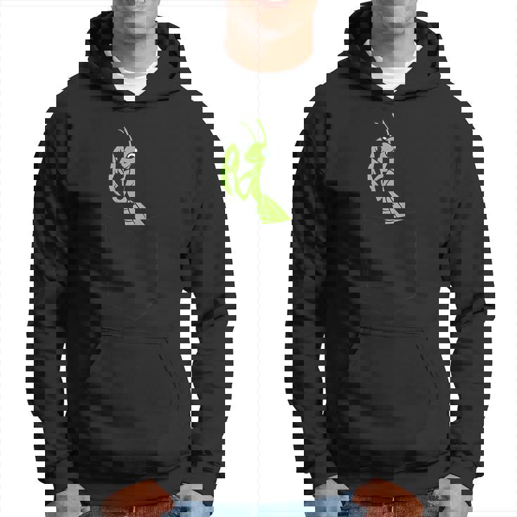 ポケット昆虫でカマキリを祈る カマキリを祈る パーカー