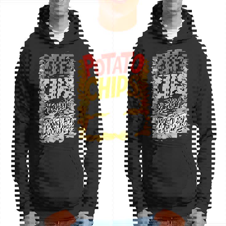 ポテトチップスは常に答えです スナック愛好家 ポテトチップス パーカー