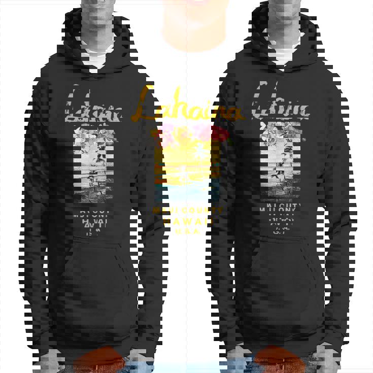 マウイ ラハイナ ハワイ ヴィンテージ ハワイアン パーカー