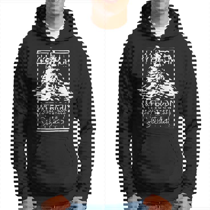 マッターホルン山 ツェルマット ハイキング スイス ギフト パーカー