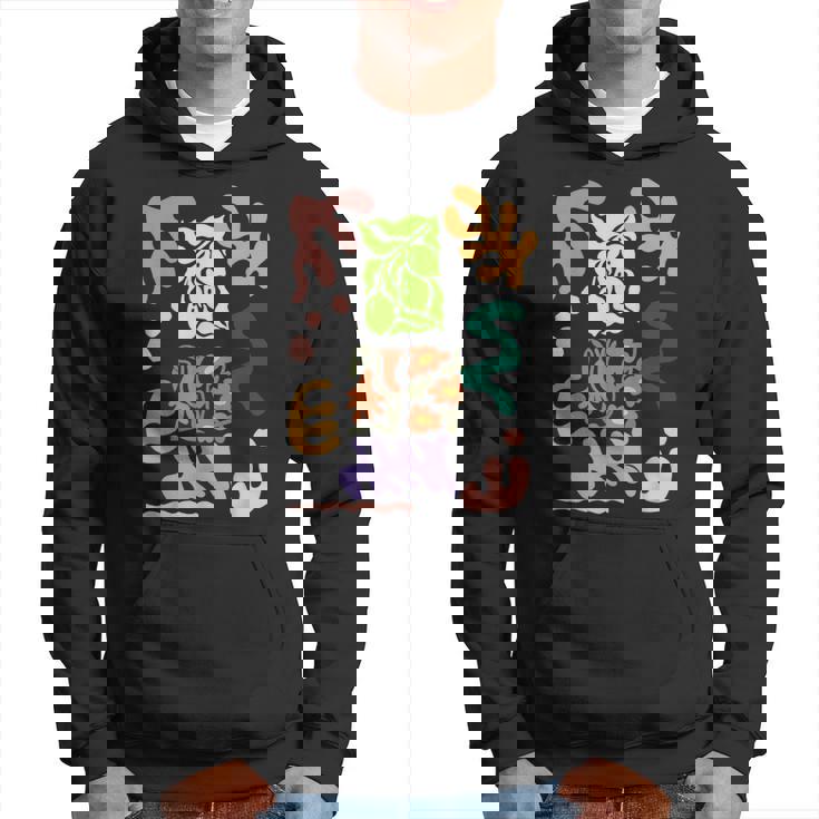 マティス風絵画 ボタニカル 花柄 抽象模様 パーカー