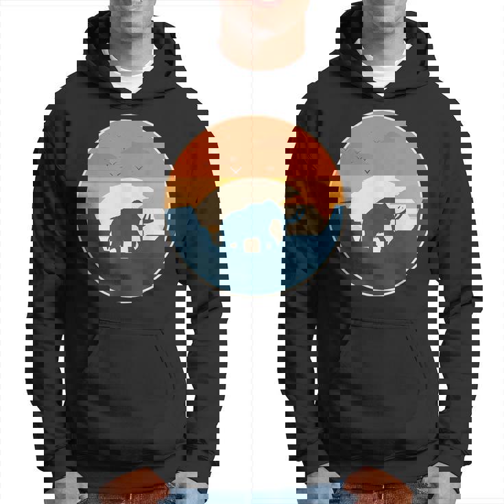 マムート先史時代の象 パーカー