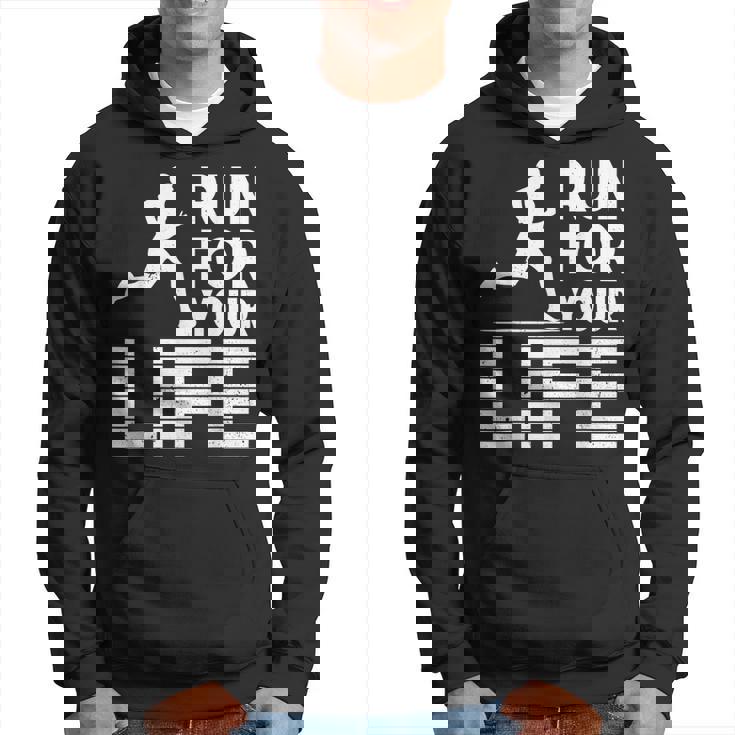 マラソンランナー Run For Your Life ランニング パーカー