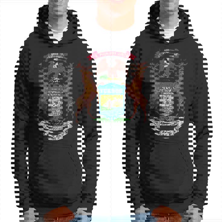 ミシガン州旗国章 パーカー