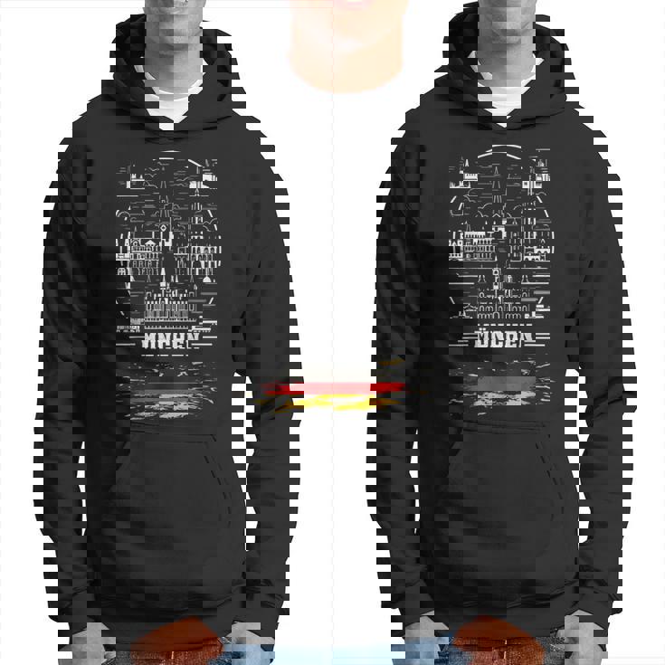 ミュンヘンお土産 ミュンヘン ドイツ国旗 パーカー