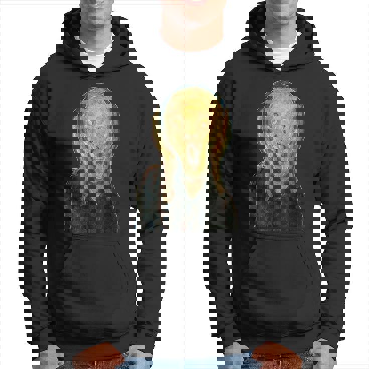 ムンクの叫び《切り抜き》【世界の名画】エドヴァルド・ムンク Munch 美術館アート パーカー