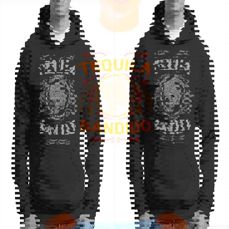 メキシカンスカル テキーラ バンディト クール スケルトン チャロ ギフトアイデア パーカー