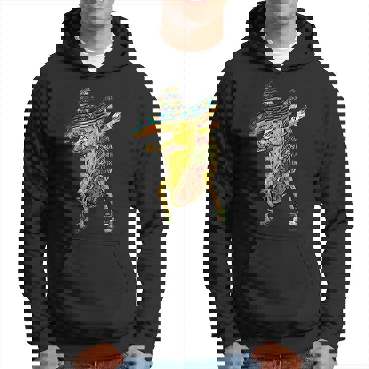 メキシコのタコスをダビングする Cinco De Mayoビンテージ パーカー