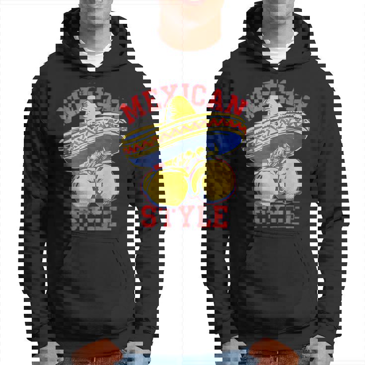 メキシコボクシングスタイル メキシコ国旗 メキシコボクシングスタイルフラッグ パーカー