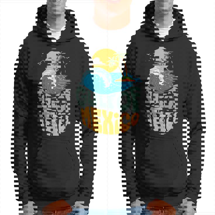 メキシコ湾 1550 レトロ ビーチ ゴルフォ・デ・メキシコ メンズ レディース パーカー