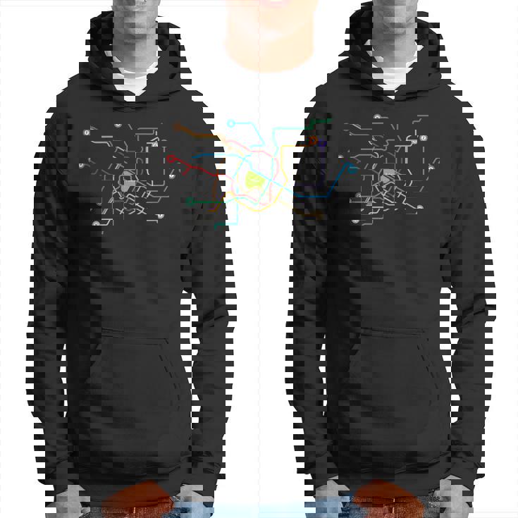 メトロ 全線 路線図 ロゴ 電車 パーカー