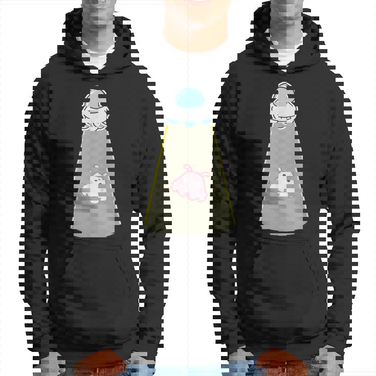 メンダコ《Ufo 遭遇》【どうぶつフレンズ】水族館 ゆるくて かわいい 面白い 動物 キャラクター パーカー