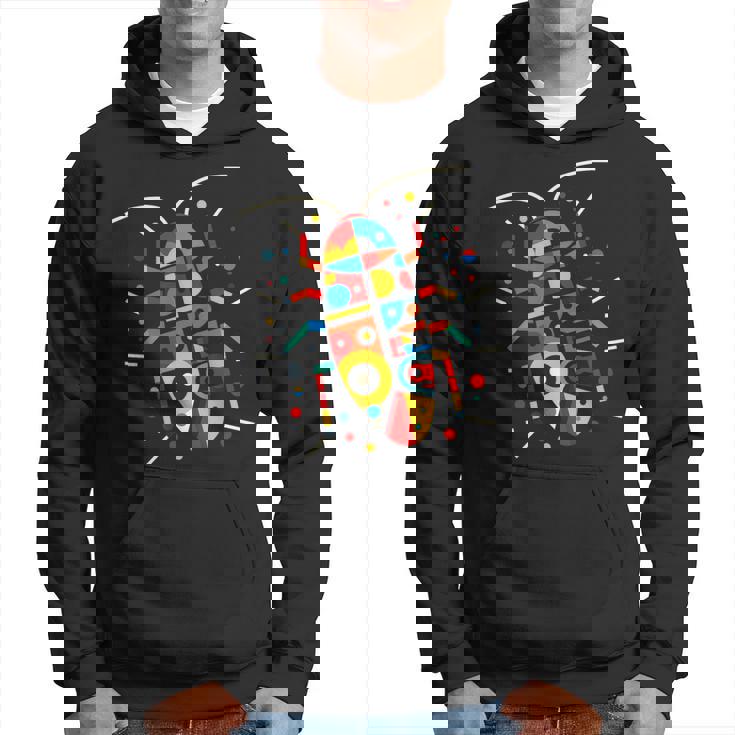 モダン 幾何学的 ミニマリズム イラスト ゴキブリ グラフィック パーカー