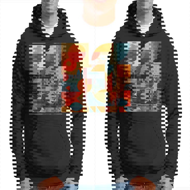 モダン 抽象 パターン ボーホー 抽象 幾何学 パーカー